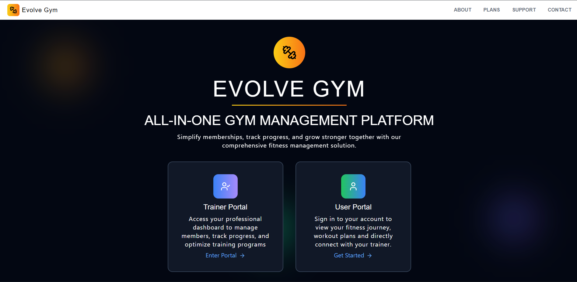 Evolve GYM project preview
